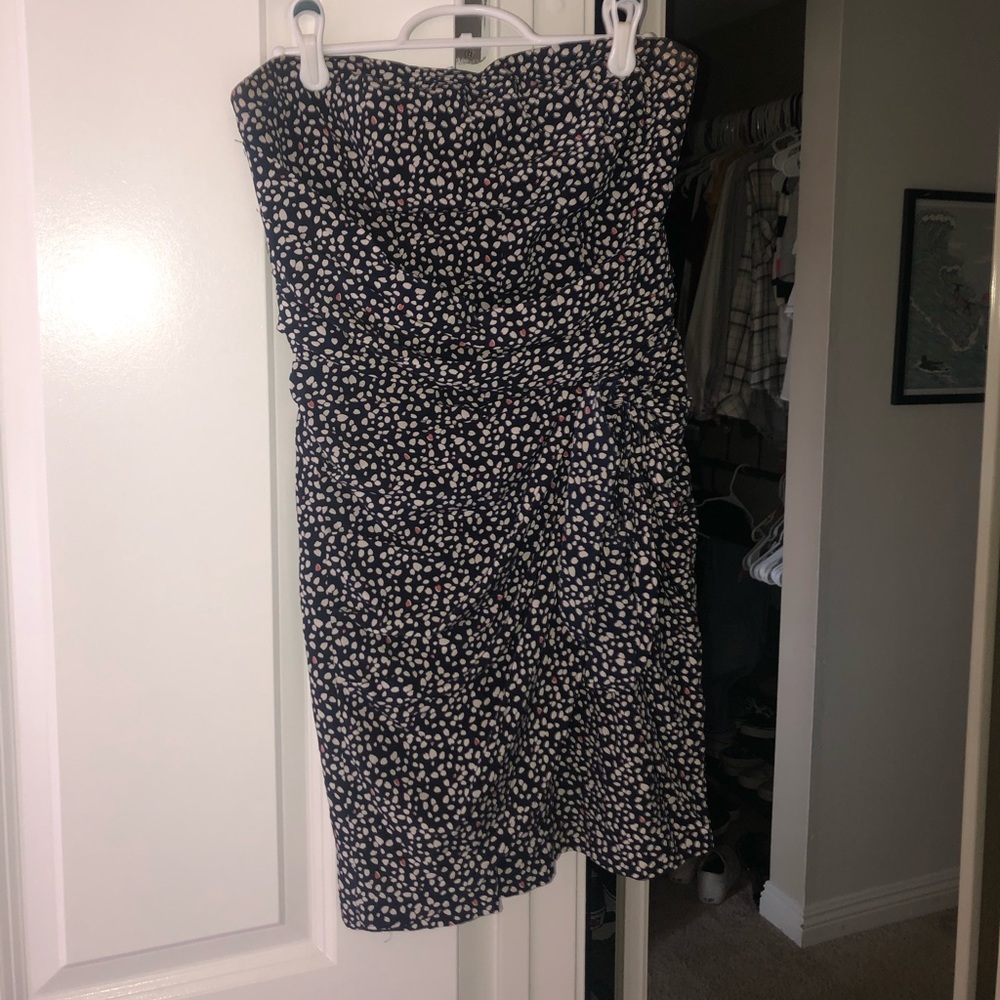 Club Monaco strapless mini dress